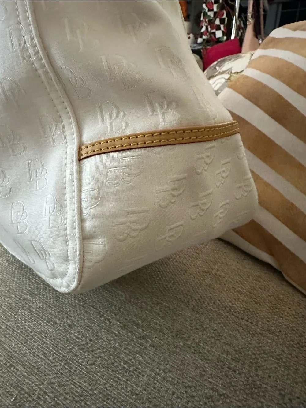 Dooney & Bourke Fairfield Champsac DB Jacquard Hobo Tortoise Duck